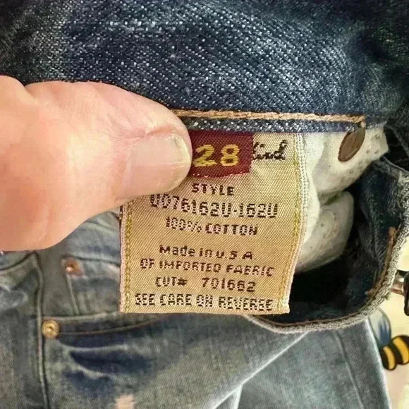 Seven For All Mankind Bootcut Jeans - Medium Wash, Size 28, Distressed Detail - Picture 3 of 6